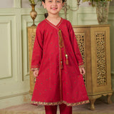 Printed And Embroidered Shirt & Trousers (DGFS2-01)