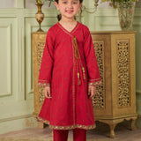 Printed And Embroidered Shirt & Trousers (DGFS2-01)