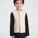 Boys Off White Waistcoat (BCWC-073)