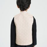 Boys Off White Waistcoat (BCWC-073)