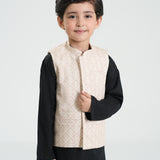 Boys Off White Waistcoat (BCWC-073)