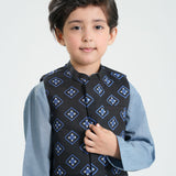 Boys Black Waistcoat (BCWC-074)