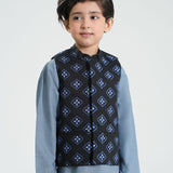 Boys Black Waistcoat (BCWC-074)
