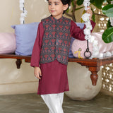 Boys Printed Waist Coat (BCWC-075)