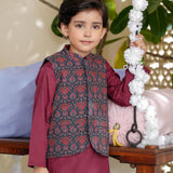 Boys Printed Waist Coat (BCWC-075)