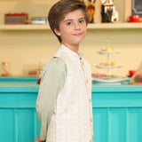 Boys Cream Waistcoat (BCWC-078)