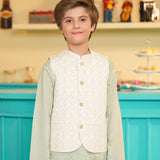 Boys Cream Waistcoat (BCWC-078)