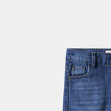 Blue Wash Denim Shorts (BDS-495)