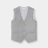 Boys Grey Suit Set (BFS-042)