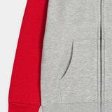 Zip Through Hoodie With Raglan Sleeves (BFU-055)