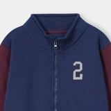 T-Shirt And Mock Neck Zip Through Upper (BJT-058)