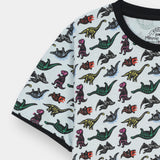 Dino All Over Rotary Print (BKTJ-131)