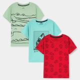 Graphic T-Shirts (Pack Of 3) (BKTPJ-039)