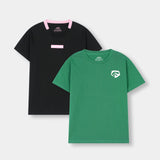 Dino Graphics Pack Of Two T-Shirts (BKTPJ-043)