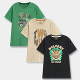 Graphic T-Shirts (Pack Of 3) (BKTPJ-046)