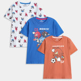 Graphic T-Shirts (Pack Of 3) (BKTPJ-048)