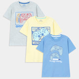 Graphic T-Shirts (Pack Of 3) (BKTPJ-049)