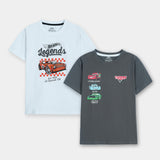 Graphic T-Shirts (Pack Of 2) (BKTPJ-051)