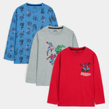 T-Shirts (Pack Of 3) (BKTPJ-059)
