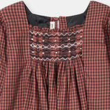 Smocked Embroidered Top (BL-375)