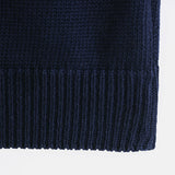 Crew Neck Sweater With Collar (BMMS-063)