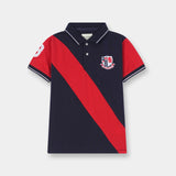 Polo With Contrast Slant Panel (BPOLO-23)