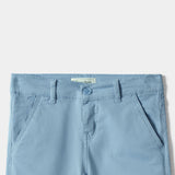 Mose Blue Twill Shorts (BSH-465)