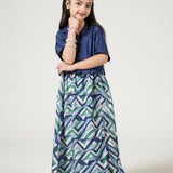Printed Skirt With Top (BSLS-25)
