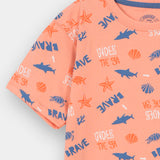 Graphic T-Shirt With Shorts (BTS-113)