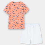 Graphic T-Shirt With Shorts (BTS-113)