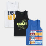 Graphic Vest (Pack Of 3) (BV-159)