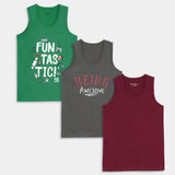Graphic Vest (Pack Of 3) (BV-164)