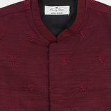 Embroidered Silk Waistcoat (BWC-186)