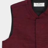 Embroidered Silk Waistcoat (BWC-186)