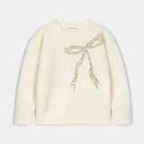 Girls Sequenced Bow Sweater (C-GMMS-051)