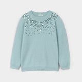 Girls Sequenced Crew Neck Sweater (C-GMMS-052)