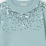 Girls Sequenced Crew Neck Sweater (C-GMMS-052)