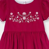 Embroidered Corduroy Frock (CCF-01)