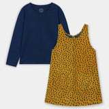 Corduroy Dress With T-Shirt (CCF-02)