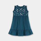 Embroidered Corduroy Frock (CCF-03)