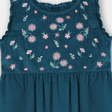 Embroidered Corduroy Frock (CCF-03)