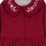 Embroidered Corduroy Frock (CCF-15)