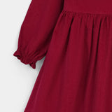 Embroidered Corduroy Frock (CCF-15)