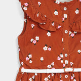 Printed Corduroy Frock (CCF-16)
