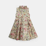 Printed Satin Frock (CF-621)