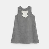 Woolen Houndstooth Dress (CF-623)