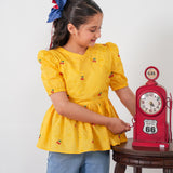 Print + Embroidered Top (DGBL2-02)