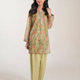 Printed Embellished Kameez With Trousers (DGFS-06)