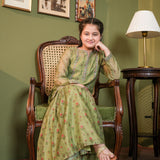 Embroidered Shirt With Slip Gharara (DGFS-36)