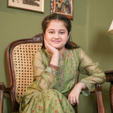 Embroidered Shirt With Slip Gharara (DGFS-36)